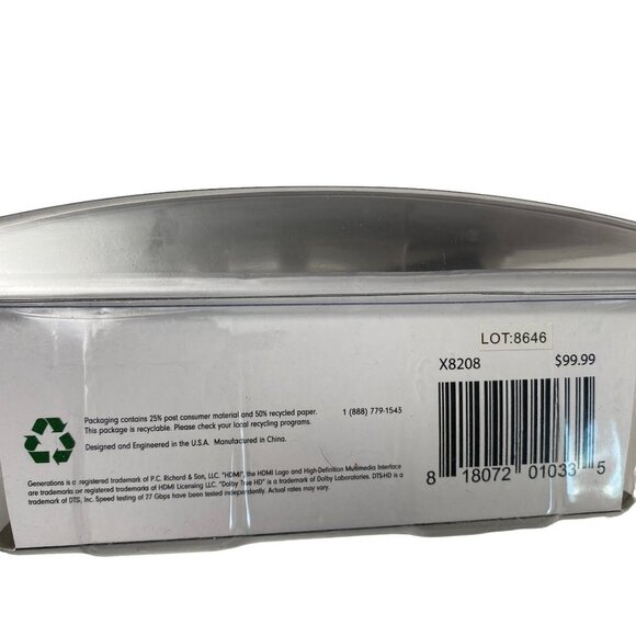 HDMI High Speed Cable with Ethernet 27 Gbps 8 FT 8200 Series NEW - Picture 8 of 8